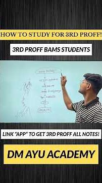 How to Study for 3rd Proff BAMS | Complete Strategy 🔥