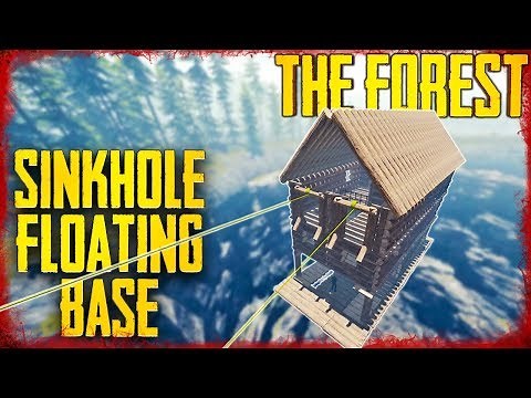 HOW TO BUILD A SAFE FLOATING SINKHOLE BASE | The Forest