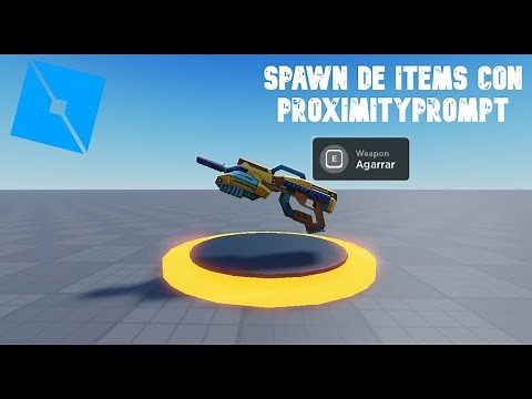 COMO HACER UN SPAWN DE ITEMS CON PROXIMITYPROMPT | ROBLOX STUDIO