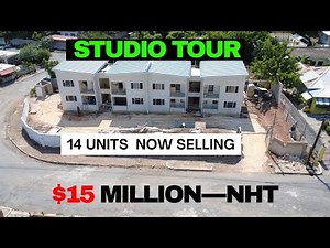 INSIDE THE NEW NHT STUDIOS NOW ON SALE FOR JMD15 MILLION | VINEYARD TOWN HOUSING DEV | ST. ANDREW