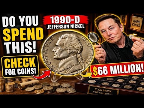 DO YOU HAVE THIS 1990-D NICKEL? IT COULD BE WORTH BIG MONEY! 💰