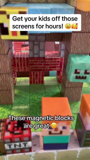 Minecraft magnetic blocks! So fun to play with! #mine #Minecraft #minecraftmemes #minecraftbuilding #minecrattparkour #typ #mom #MomsofTikTok #dadsoftiktok #TikTokShop #typ #flashsale #viral #sale #foryou #toryoupage #kids #kidsoftiktok #kidstiktok #play #playstation #fyp #viral #fypシ゚viral #magnetic #magneticblocks #magnets #playtime #children #videogames #gamingontiktok #gaming
