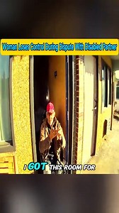 Woman Loses Control During Dispute With Disabled Partner #PoliceBodycam #cops #copwatch #crime #policeofficer #DUI #Chaos | 3 Reels Viral