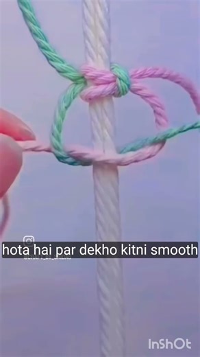 macrame simple knots tutorial 🪡 #explorepage #handmade #handbroidery #macramedecor #macrame