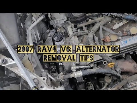 2007 Toyota Rav4 v6: Alternator Removal