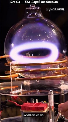 Incredible sight of a floating PLASMA toroid #science #experiment