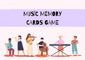 Musical Instruments Memory Game, Printable Matching Cards for Kids, Toddler Learning Activity, Montessori Toy - Etsy
