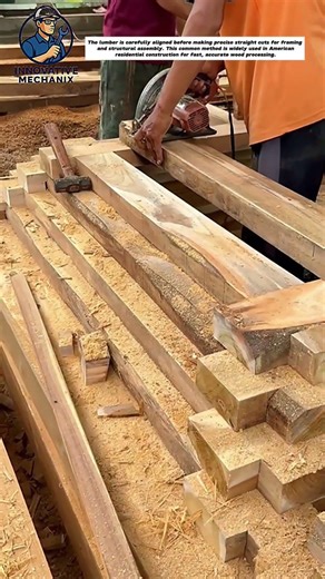 Cutting Wood Beams with a Circular Saw | Precision Timber Framing
