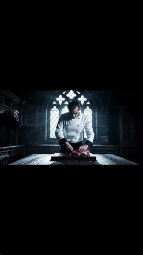 Vampire Chef Slices a Moonlit Steak | Dark Fantasy ASMR