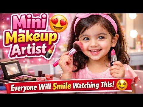 Cute Little Girl Makeup Tutorial | Everyone Will Smile Watching This 💄😍