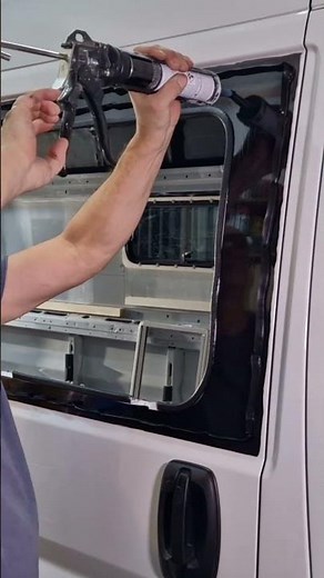 😉#shorts I 04 I Glas Schiebefenster einbauen, leider hat das vorgesehene nicht gepasst | #Ducato