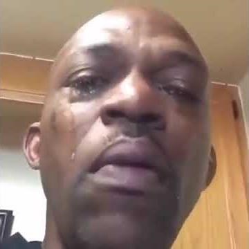 Black Man Crying Video Meme Template