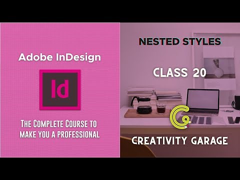 Adobe InDesign Course - Class 20 (Nested Styles)