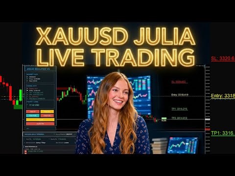 XAUUSD Live Trading (Gold) 👸 : Real-Time Strategy with My Custom EA
