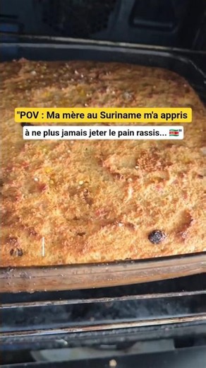 Le secret anti-gaspi de mon enfance au Suriname ! 🇸🇷🍞 (broodpudding)