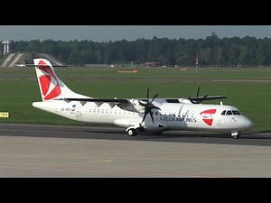 CSA Czech Airlines ATR 72 landing at Graz Airport | OK-NFU