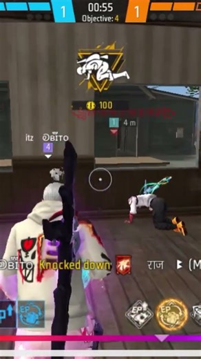 1v4 gana song remix lyrics #freefire #gaming