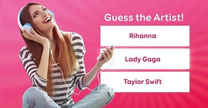 Quick, who sang "Poker Face"? Come play the best music trivia game! | SongPop