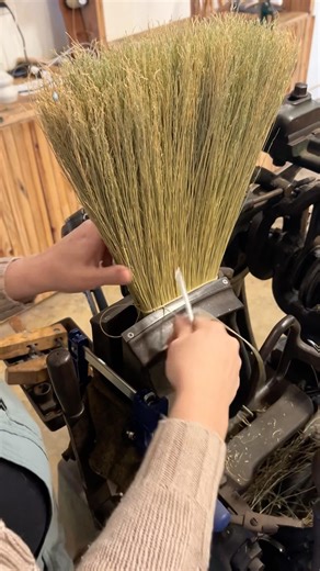 This is our hand cranked stitcher! #rebuilt #stitcher #byhand