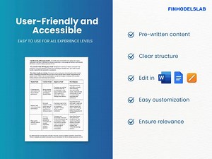 Commercial Bank Business Plan Template - Comprehensive & Customizable - Etsy Australia