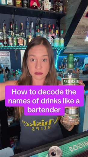 How to figure out some of the ingredients in a cocktail just by its name. Once you know what words to look for, you’ll start reading drink menus like a bartender. #BartendingTips #BartendingBasics #Cocktails