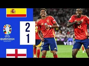 España Vs inglaterra (2-1) Resumen y Goles COMPLETO | Campeon de la Eurocopa 2024