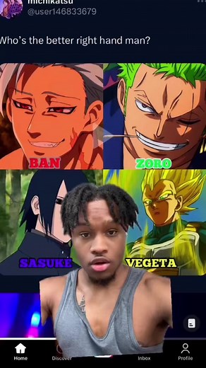 273K views · 10K reactions | Who is the better right hand man in anime? LETS GET ACTIVE️ #anime #animeotaku #animecute #animetattoo #animescenes #animeindonesia #animefacts #animedrawings #animeforlife #animeecchi #animeinstagram #animequotes #animescene #animeaccount #anime4life #animeromance #animepage #animewallpaper #animejapan #animeforever #animevideo | Shizzlemac | Facebook