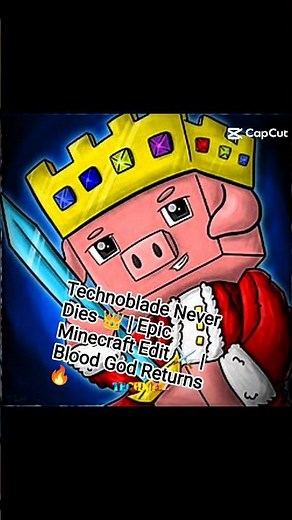 Technoblade Never Dies 👑 | Epic Minecraft Edit ⚔️ | Blood God Returns 🔥