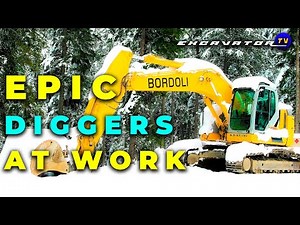 👷🏻‍♂️EPIC Diggers At Work, Excavators For Kids | Diggers, Trucks, Bulldozers | Excavator TV