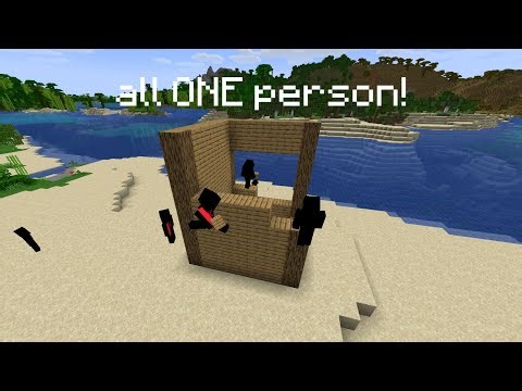 How to make scenes with multiple people from ONE person in Minecraft!