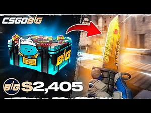 I GOT A BIG SPIN ON THIS CASE!? (CSGObig Highrolling)