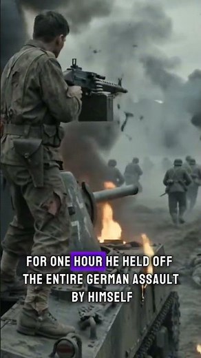The 19-Year-Old Who Stopped 250 German Soldiers Alone | Audie Murphy