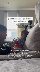 170K views · 2.5K reactions | “I need help teaching my baby to communicate” I GOT YOU! Here are 7 of my most essential tips when working with babies / toddlers. Watch this little one learn a new skill in just ONE MINUTE literally! #speechtherapy #earlyintervention #parentingtips #speechtherapist #parenting #specialeducation #autism #nonverbal #neurodiversity | Rise & Sign | Facebook
