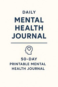 Daily Mental Health Journal – 50 Editable Word Docs in ZIP File for Self-care, Mood Tracking, and Routine Planning - Etsy