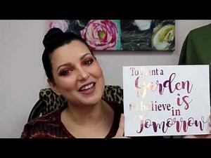 How to Decorate a Dollar Tree Canvas with HTV