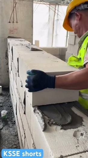 ALC Block Laying & Reinforcement Tips – Strong, Lightweight & Durable Walls#ALCBlocks#feed