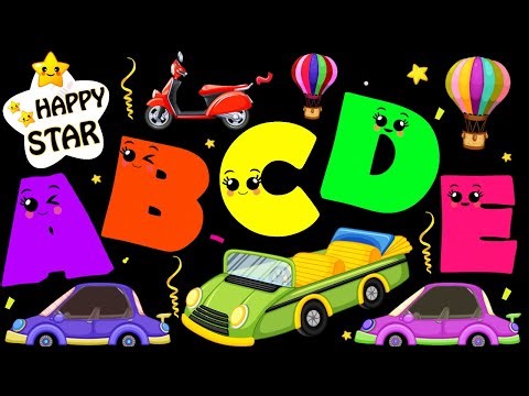 ABC for KIDS! Alphabets Dance Party! Happy Star Dancing Fun Animation! Baby Sensory Video