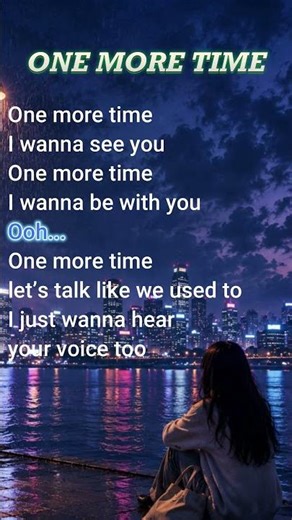 One More Time Missing You #lyrics #sadmusiclovers #blackpink #genz #lyrics#kpopdemonhunters #btsarmy