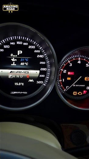 Mercedes-Benz 🔥 Приборной панель из песочного в серебро и Активация АМГ Меню #amazingroadtv