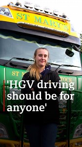 Meet 22-year-old Becky, she’s a trucker and she’s been using TikTok to show that HGV driving is a “career for anyone”! 🚛 Read more here: https://bbc.in/3BrirDi | BBC Leicester