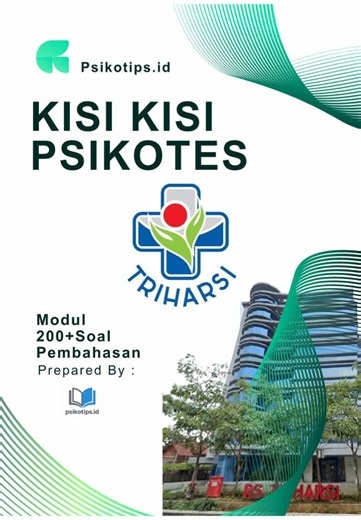 Pelajari banyak metode psikotes hanya di link bio yaa🤩📚‼️#kisikisi #rstriharsi #psikotes #nakes #lokernakes