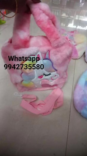 3.4K views · 16 reactions | Unicorn 濾 fur material bags with sling...