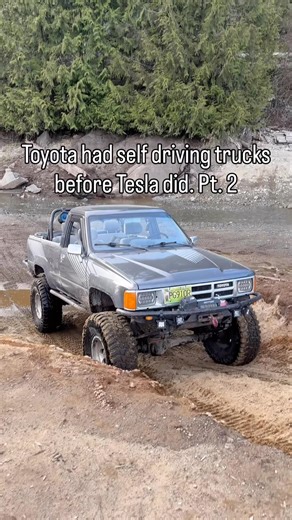 Old Toyota out for a stroll