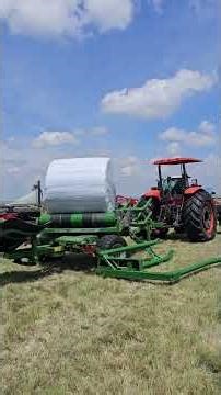 Jupidex McHale bale wrapper demonstration #jupidex #mchale #balewrap