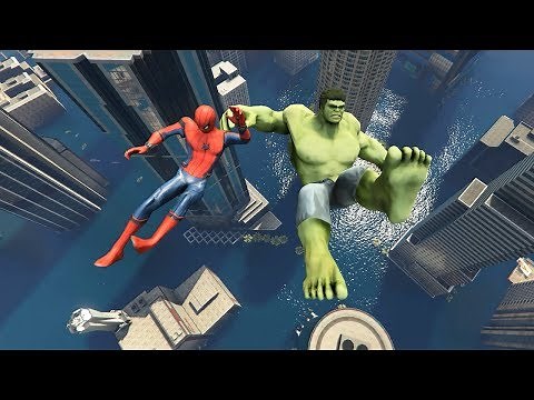 RedLancer: Spider-Man VS Hulk Ragdolls