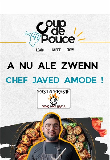 Let’s meet Chef Javed Amode 👨‍🍳 From hotel kitchens in Switzerland and Mauritius to starting from scratch after Covid — under a simple chapiteau, with a grill, a few tables, and pure determination. Today, he’s the mind behind Fast & Fresh, serving quality hotel-level food without the hotel-level price. 📞 Contact: 230 5978 5126 A story of risk, resilience, and passion on the plate. This is more than food — this is a journey. .@Fast&Fresh, Wok and Grill #foryoupage #restaurant #mauritius🇲🇺 #m