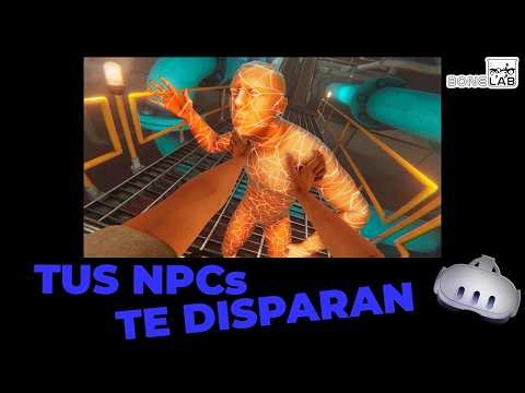COMO HACER QUE TUS NPC TE DISPARE EN BONELAB (mod gunford quest&pcvr) #metaquest3 #bonelab #tips