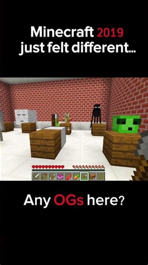 Minecraft 2019 Just Felt Different… 🥲 #shorts