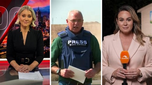Sunrise reporter struggles to deal with Melbourne protesters