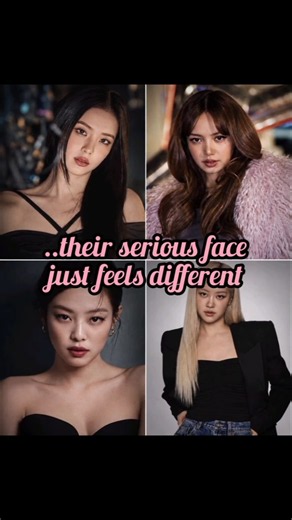 Blackpink serious face #blackpink #jisoo #jennie #lisa #rosé #fypシ゚viral #fyp #trending